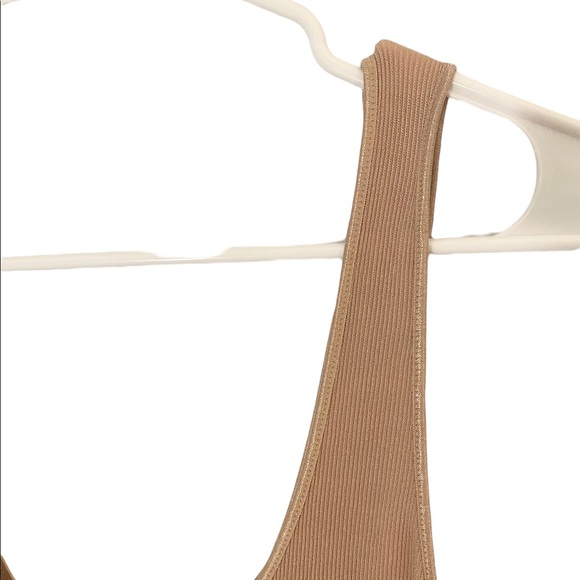 🛑SOLD ON MERCARI🛑 Zara Tank Top NWT Ribbed Tan Color Womens Size M - Picture 5 of 7